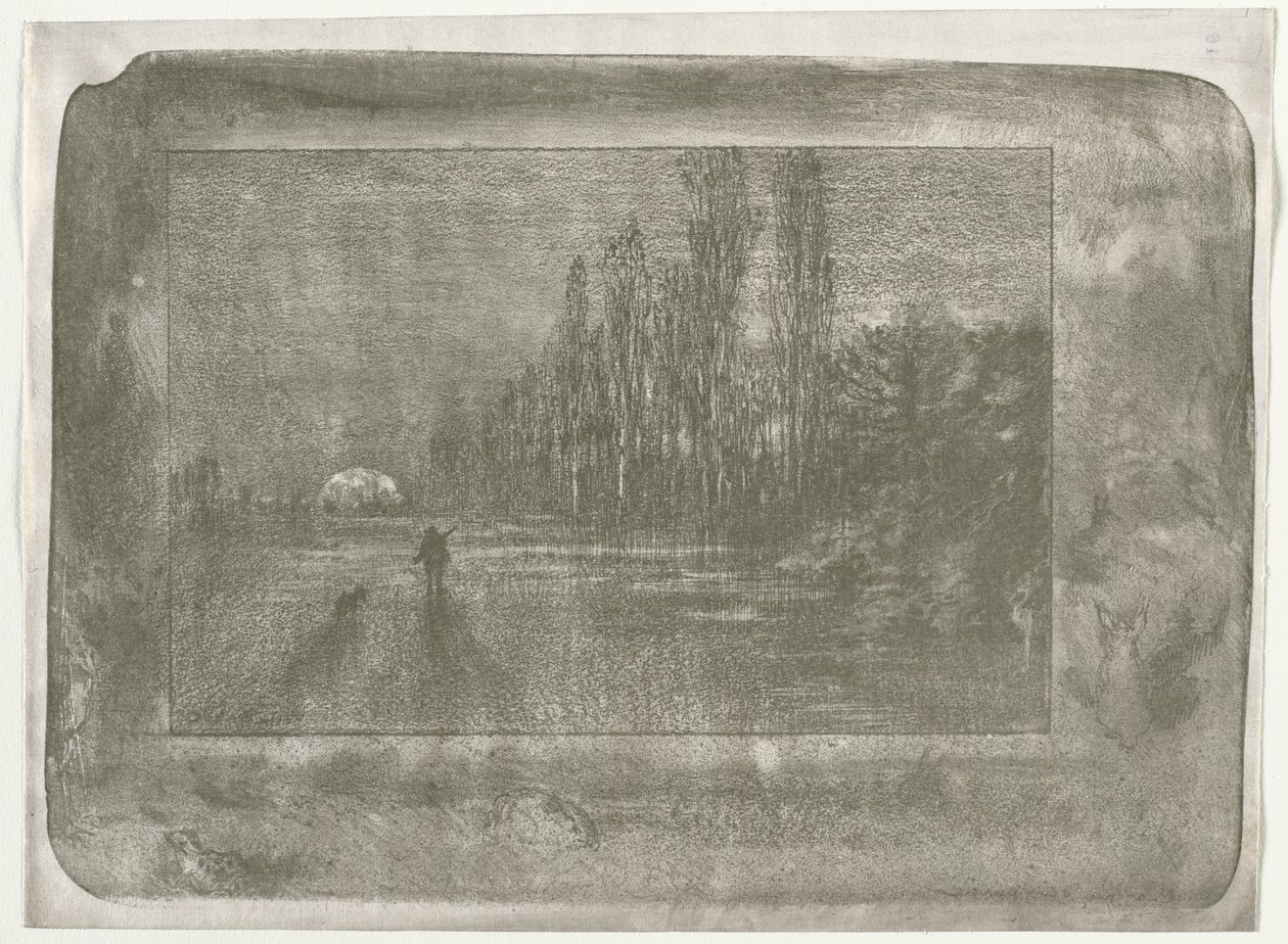 Mały myśliwy, 1892. autorstwa Felix Hilaire Buhot