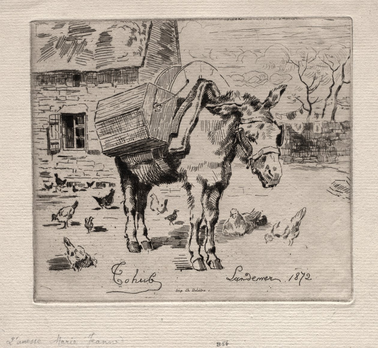Muł, Marie-Jeanne autorstwa Felix Hilaire Buhot