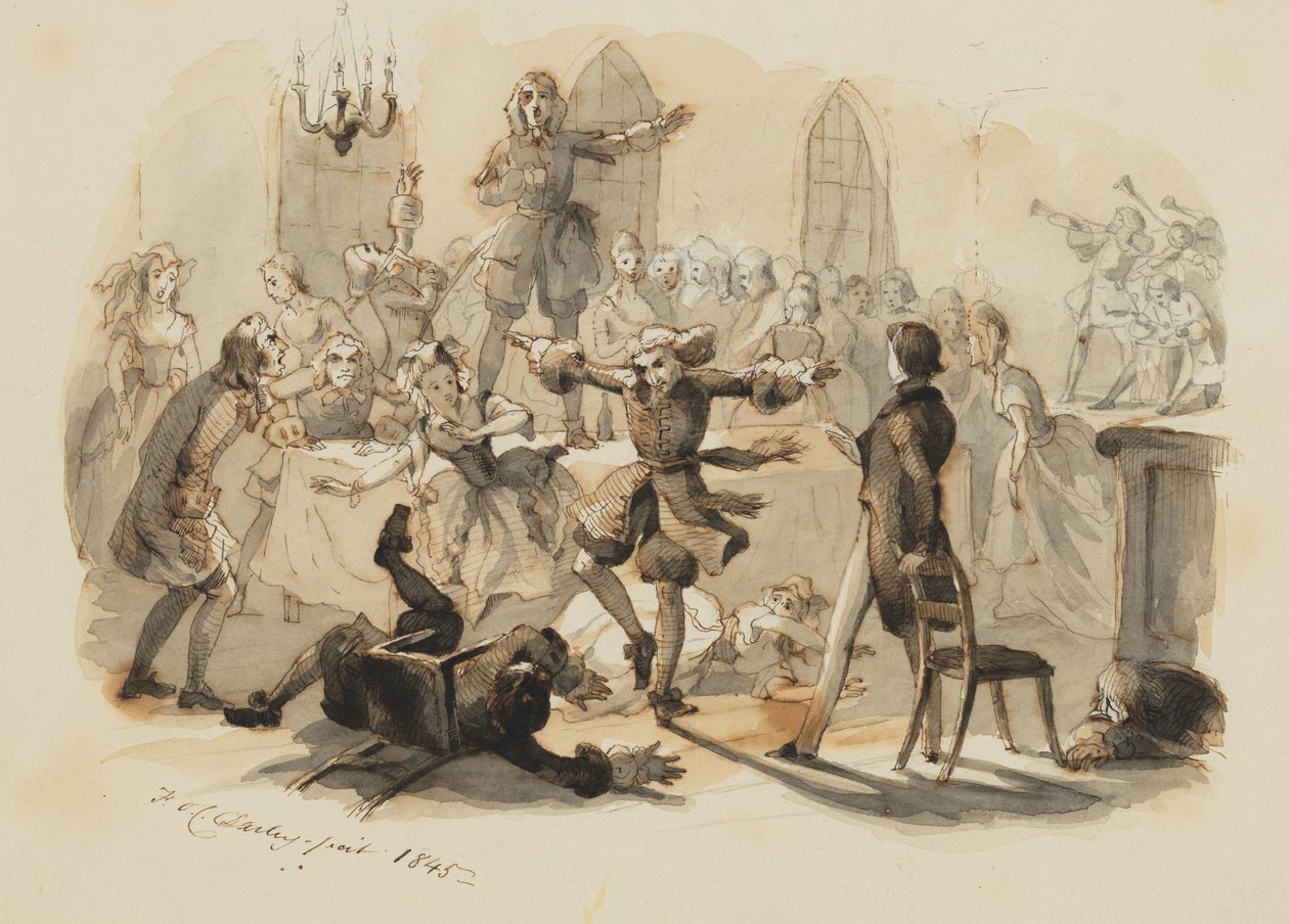 Hulaszcza zabawa autorstwa Felix Octavius Carr Darley