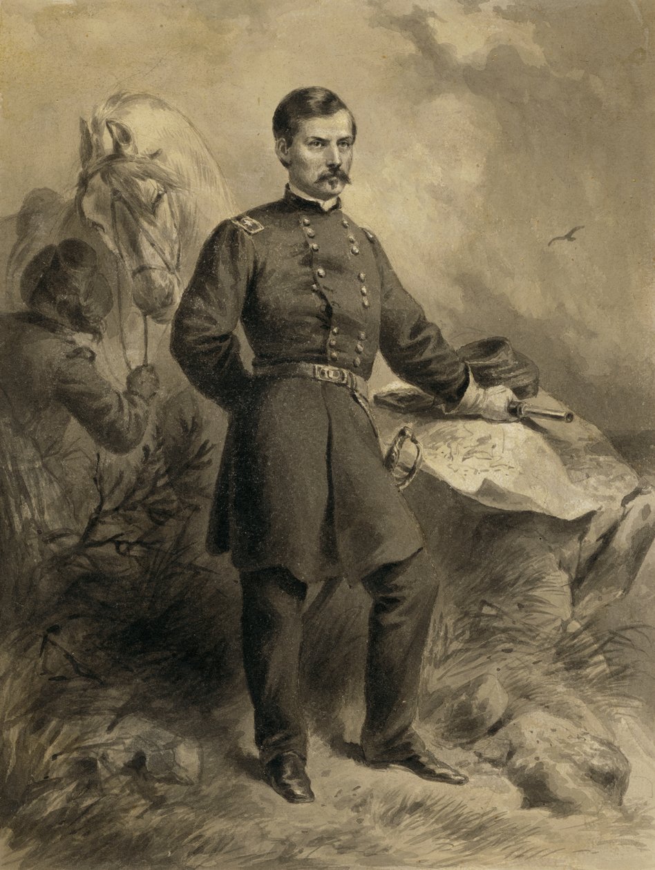 George Brinton McClellan autorstwa Felix Octavius Carr Darley