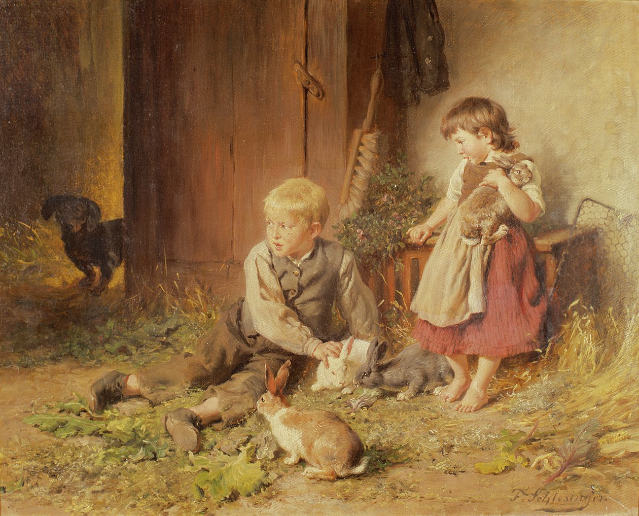 Ochrona królików autorstwa Felix Schlesinger