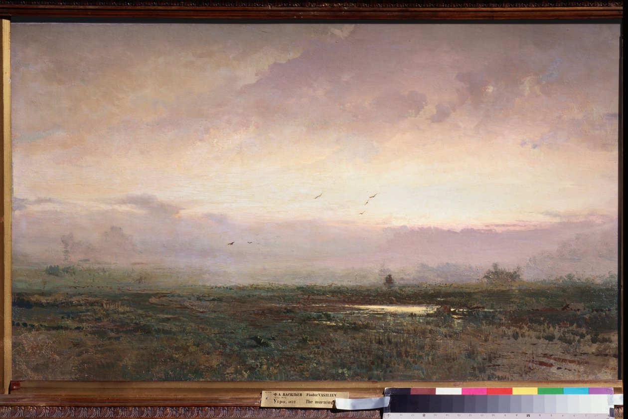 Poranek - Peinture de Fiodor Vasilyev (Fiodor Aleksandrowicz, Fiodor Aleksandrowicz Wasiliew (1850-1873), huile sur toile autorstwa Feodor Alexandrovich Vassiliev