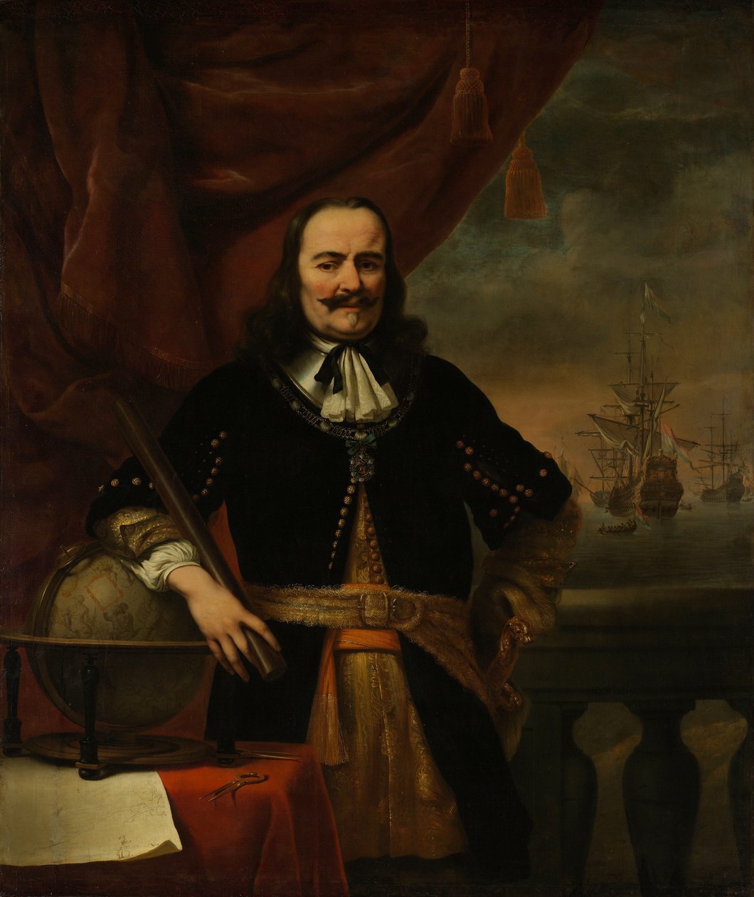 Portret Michiela de Ruyter autorstwa Ferdinand Bol