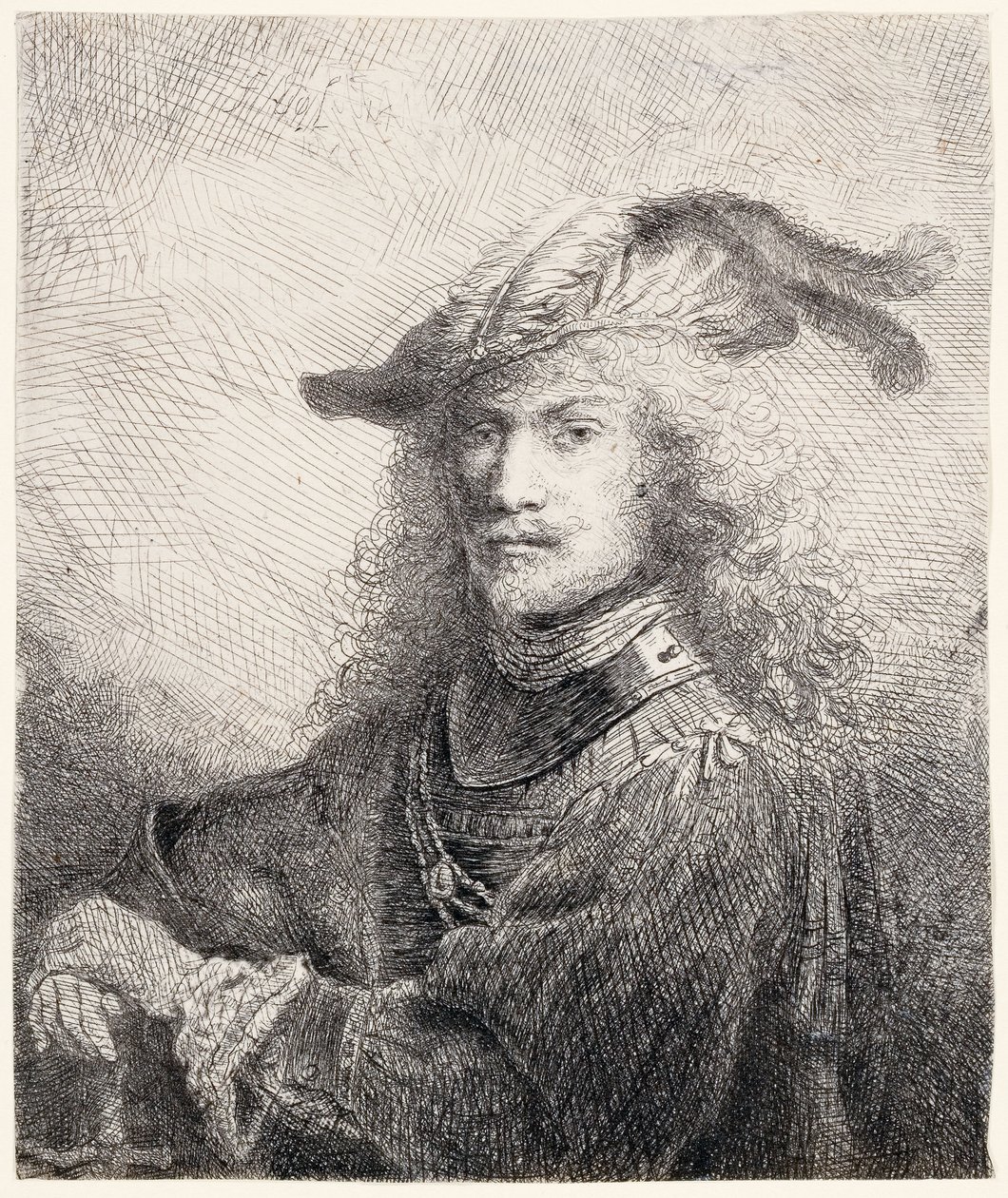 Portret oficera, 1642 autorstwa Ferdinand Bol