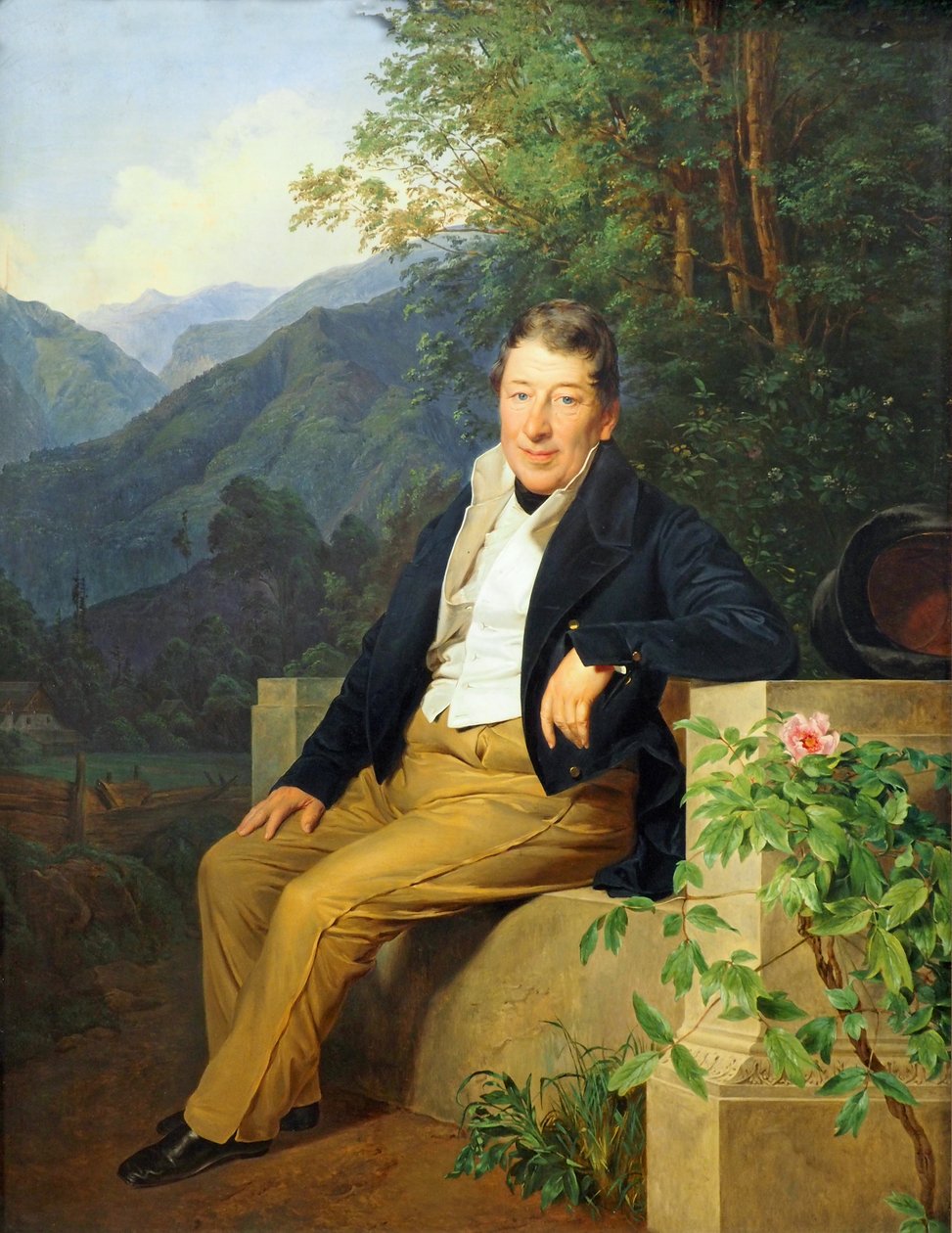 Portret barona Moser autorstwa Ferdinand Georg Waldmuller