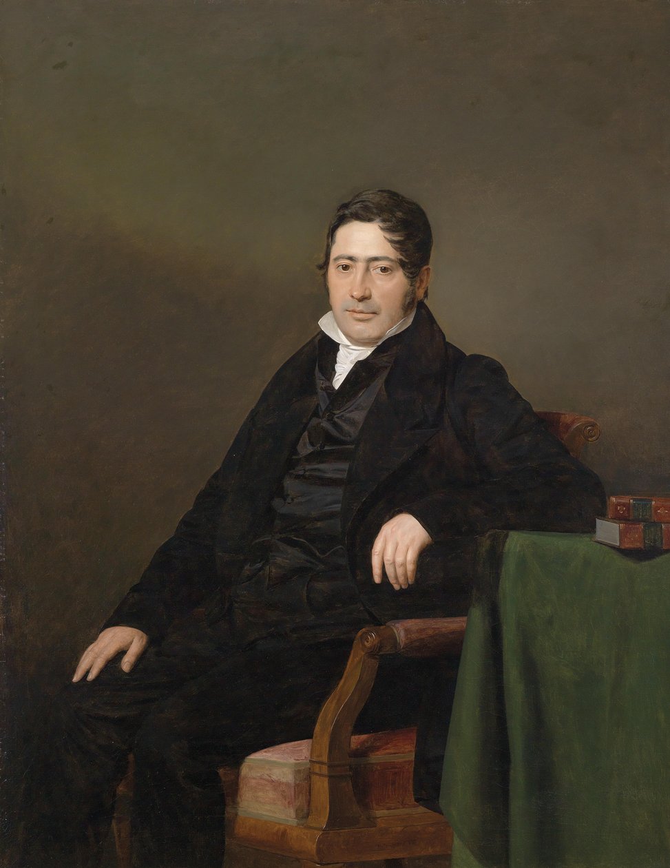 Portret profesora uczelni dr. med. Zygmunt Caspar Fischer (1793-1860) autorstwa Ferdinand Georg Waldmuller
