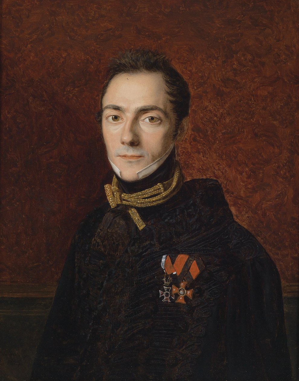 Portret hrabiego autorstwa Ferdinand Georg Waldmuller