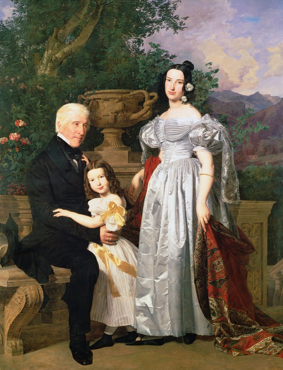 Rodzina Kerzmanów, ok. 1840 autorstwa Ferdinand Georg Waldmuller