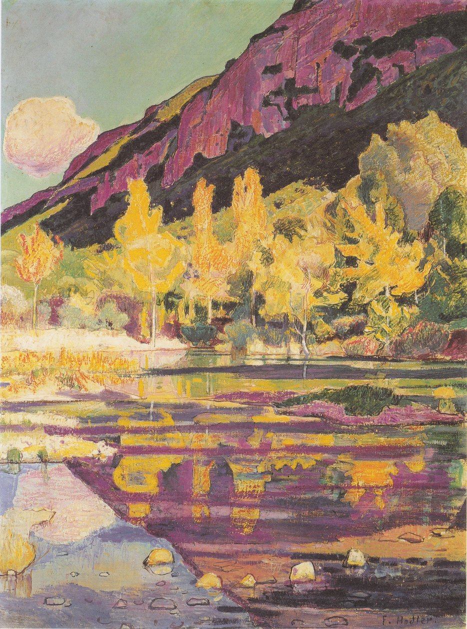 Am Fuss des Petit Saleven autorstwa Ferdinand Hodler