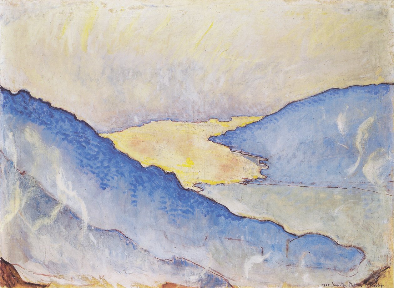 Abendnebel am Thunersee autorstwa Ferdinand Hodler