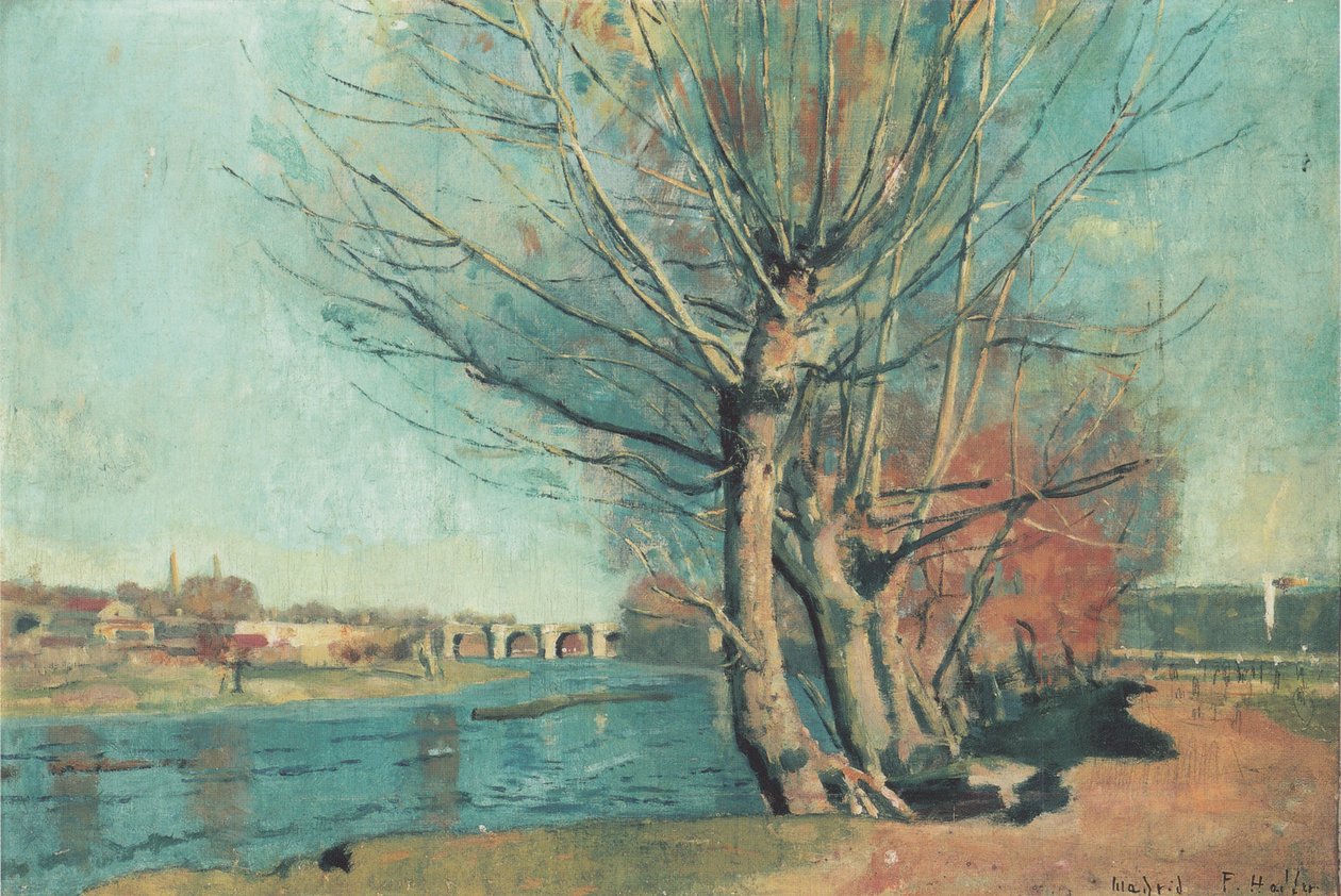 Am Ufer des Manzanares autorstwa Ferdinand Hodler