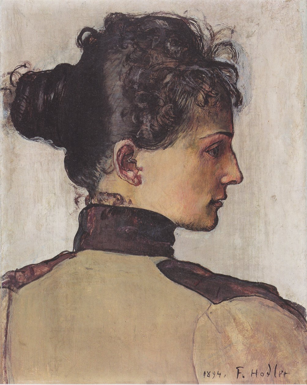 Bildnis Berthe Jacques autorstwa Ferdinand Hodler