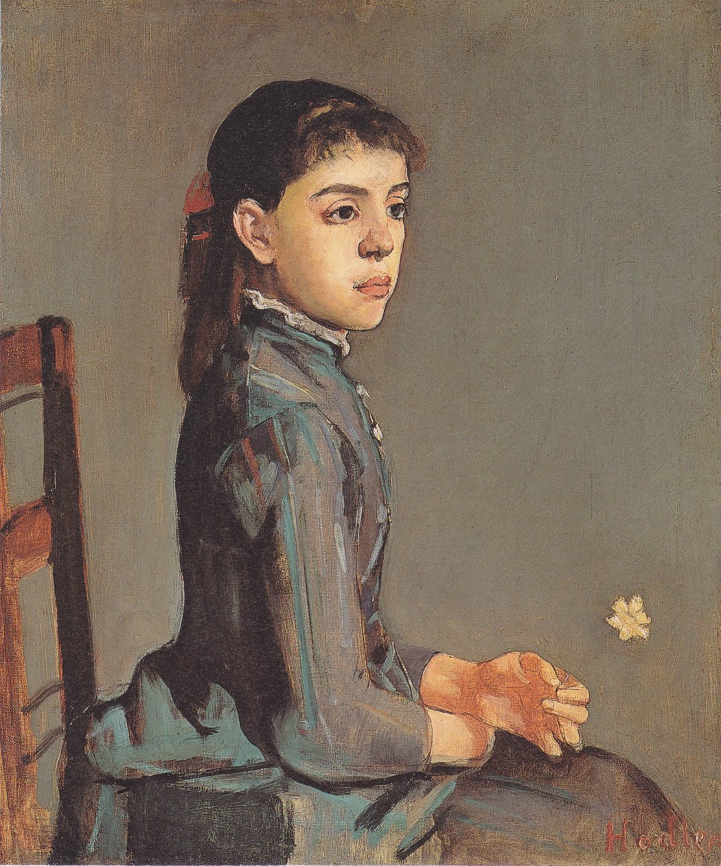 Portret Louise-Delphine Duchosal autorstwa Ferdinand Hodler