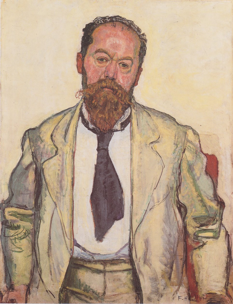 Portret Mathiasa Morhardta autorstwa Ferdinand Hodler