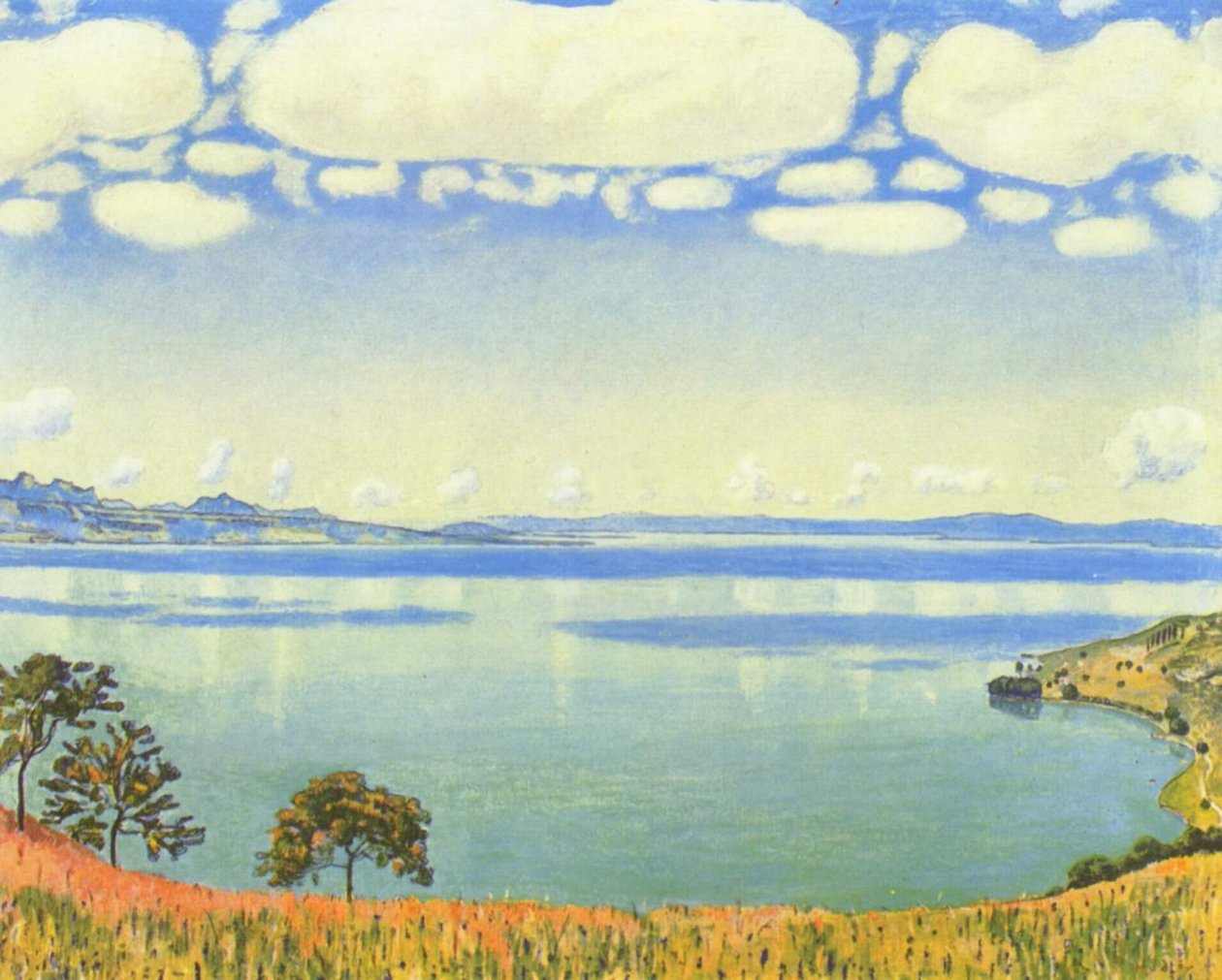 Jezioro Genewskie z Chexbres autorstwa Ferdinand Hodler
