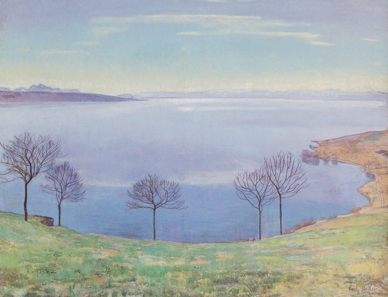 Jezioro Genewskie z Chexbres autorstwa Ferdinand Hodler