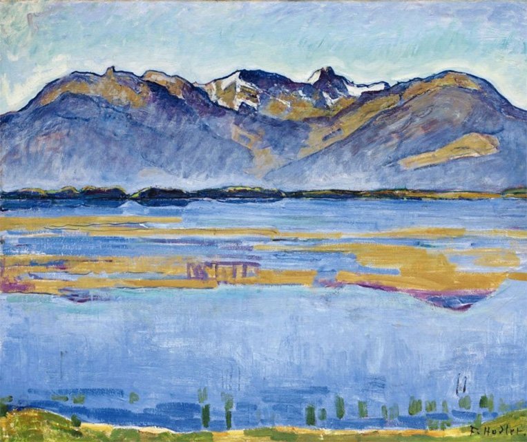 Jezioro Montana autorstwa Ferdinand Hodler