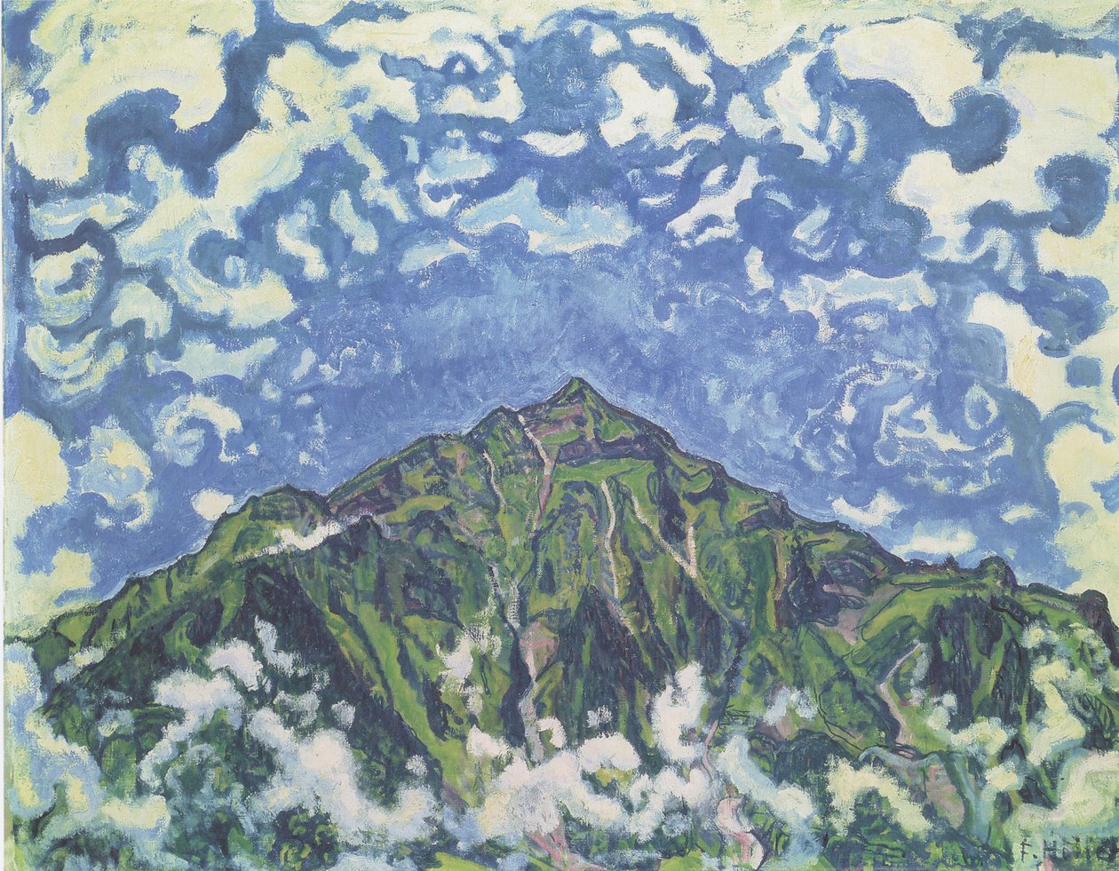 Kichnięcie autorstwa Ferdinand Hodler