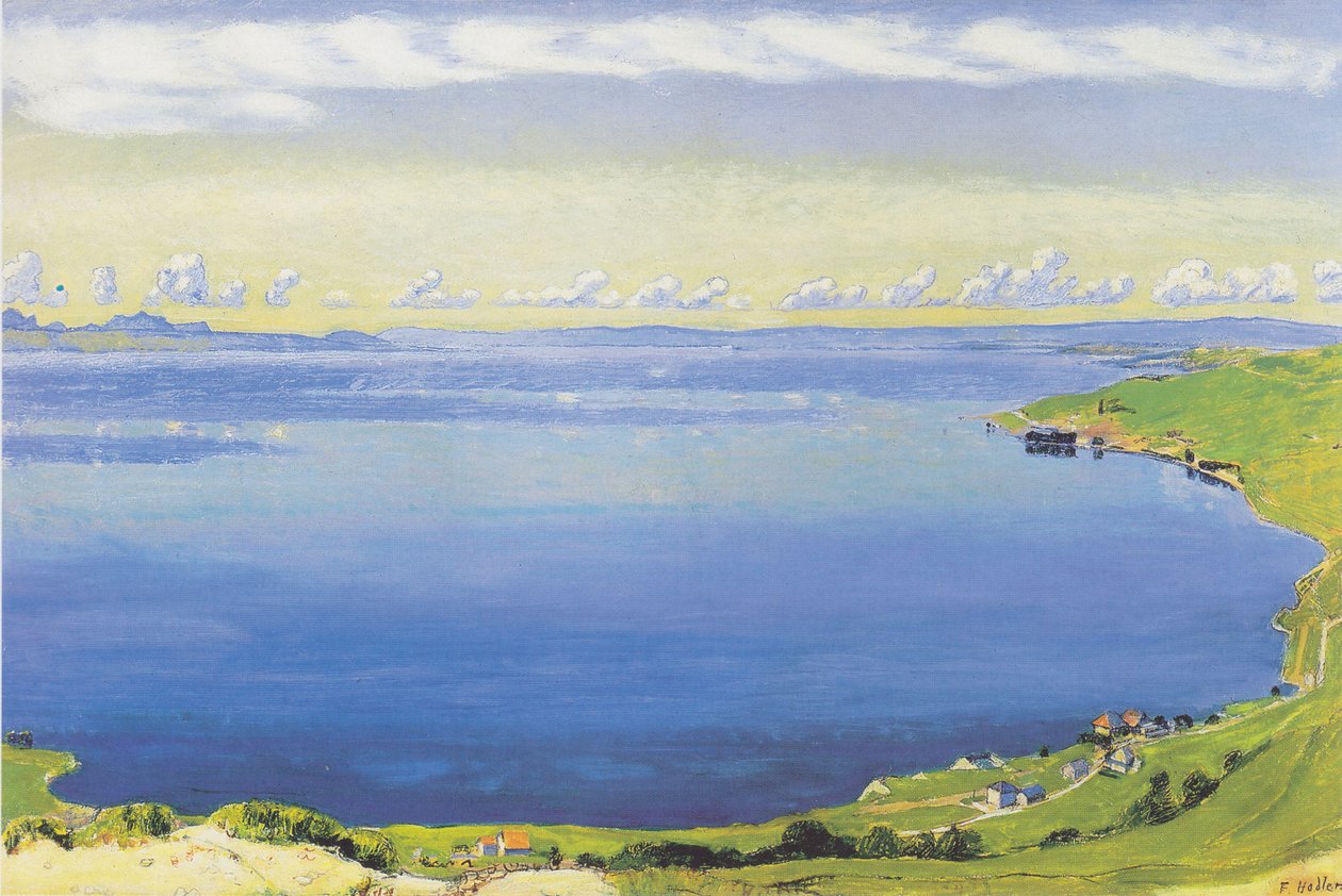 Jezioro Genewskie z Chexbres autorstwa Ferdinand Hodler