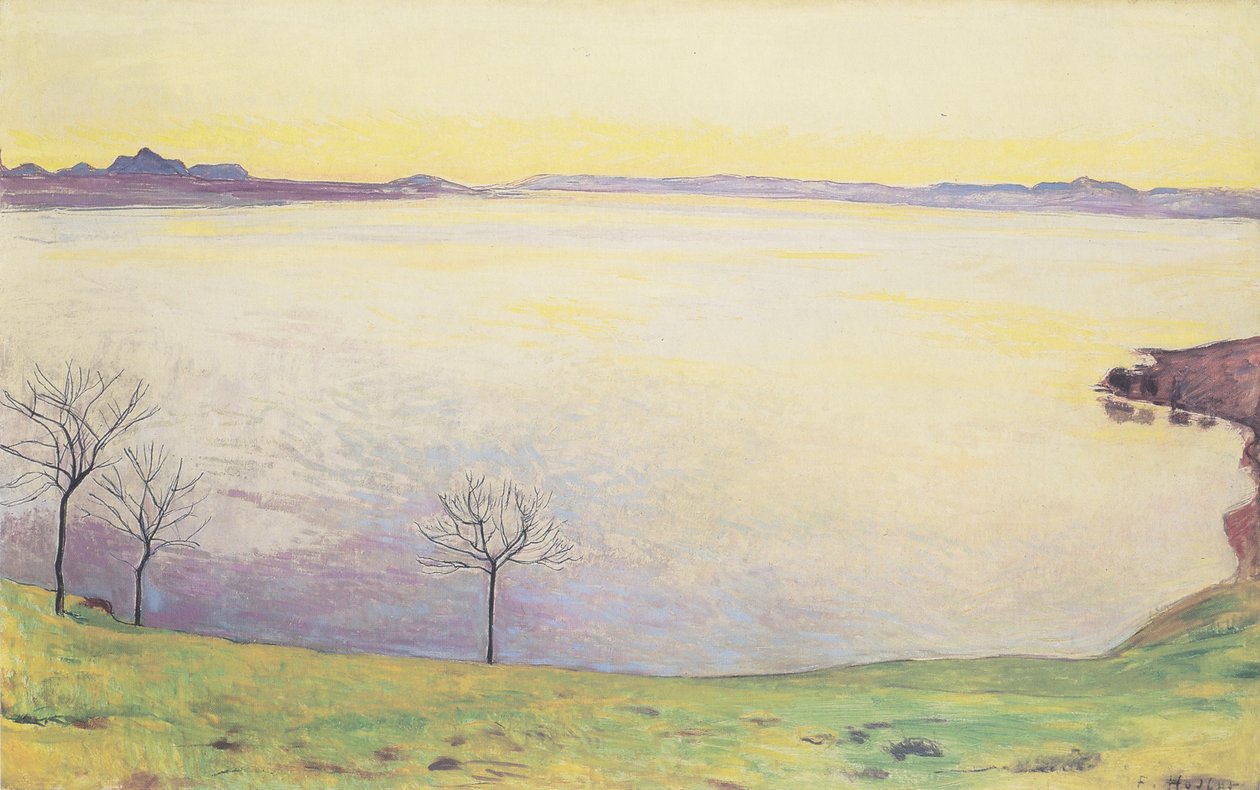 Jezioro Genewskie z Chexbres autorstwa Ferdinand Hodler