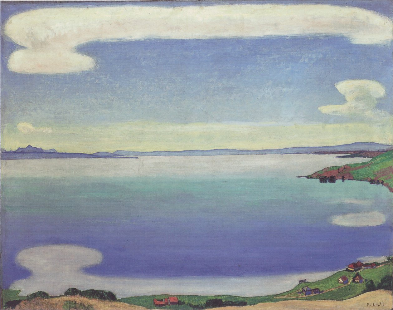 Jezioro Genewskie z Chexbres autorstwa Ferdinand Hodler