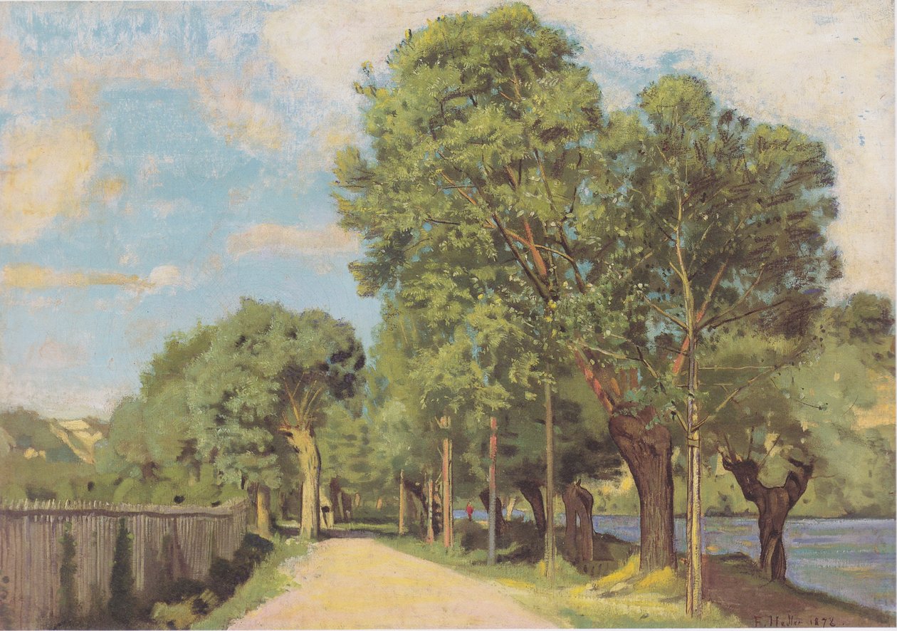 Krajobraz na Węźle koło Genewy autorstwa Ferdinand Hodler