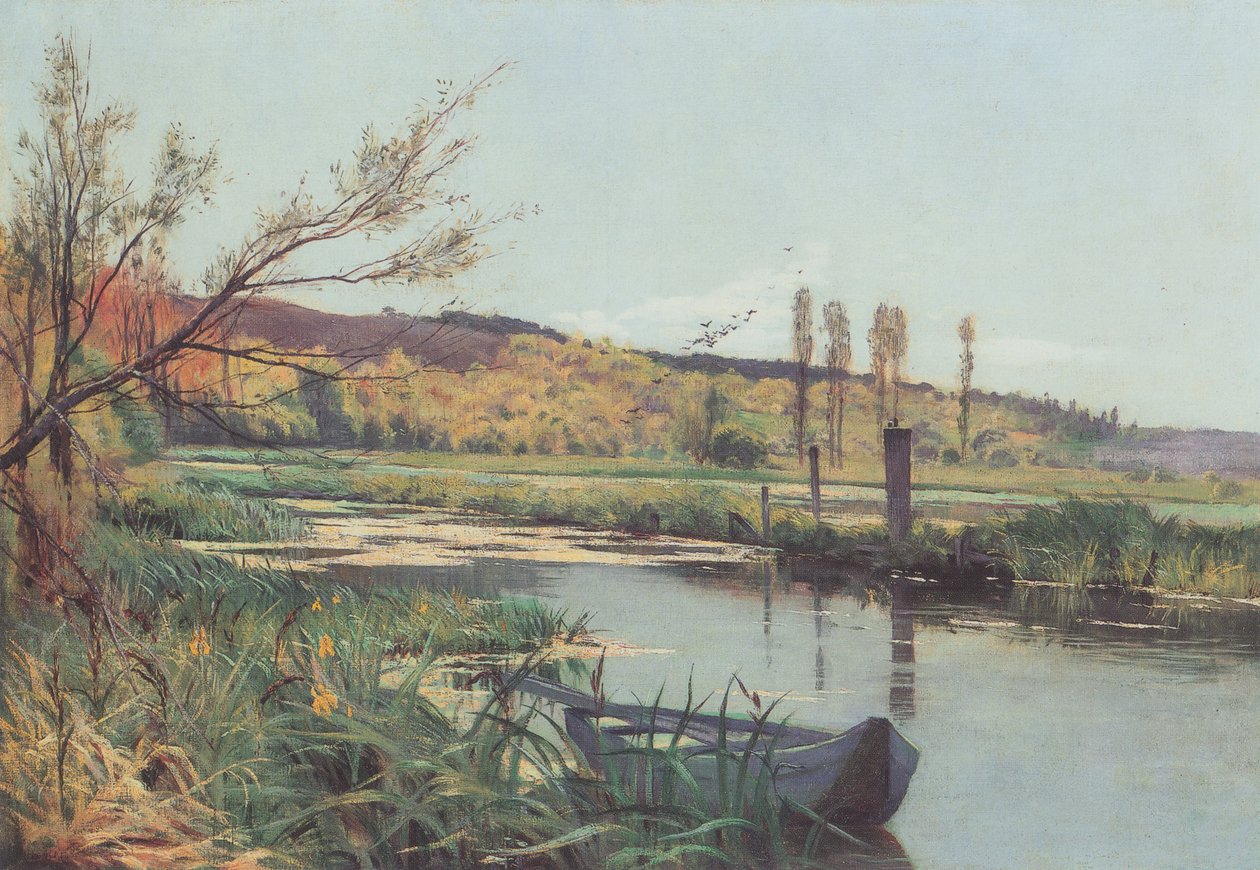 Krajobraz w pobliżu Genewy autorstwa Ferdinand Hodler