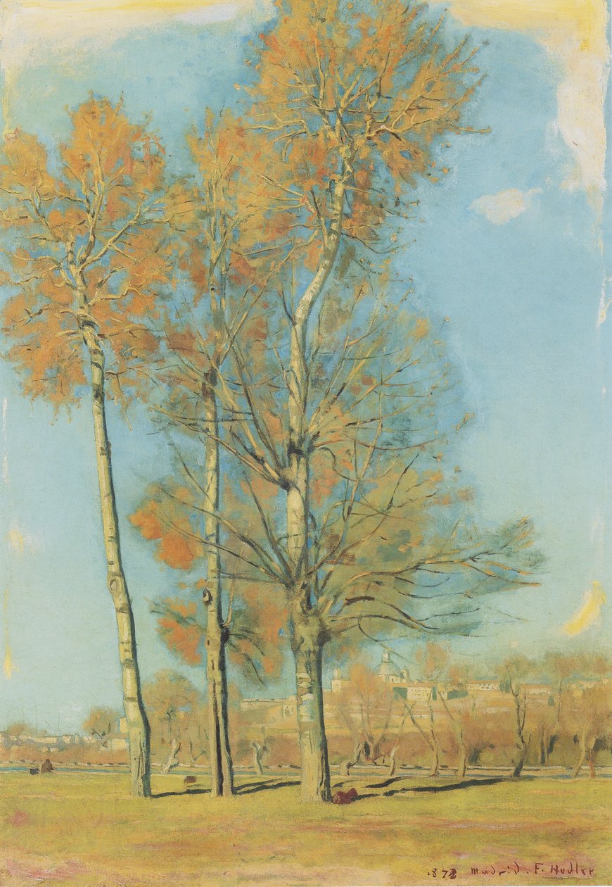 Krajobraz w pobliżu Madrytu autorstwa Ferdinand Hodler