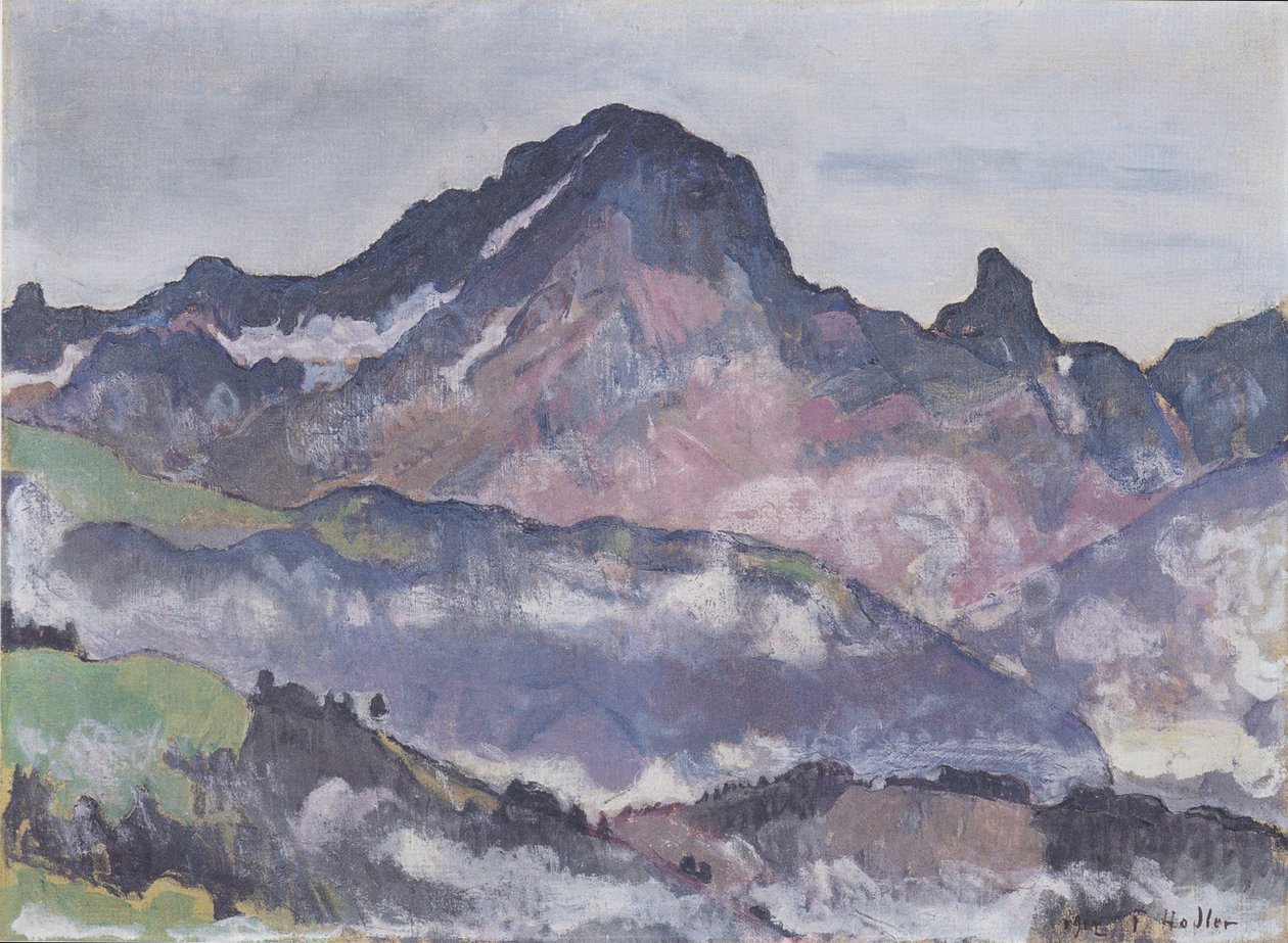 Wielki Muveran autorstwa Ferdinand Hodler