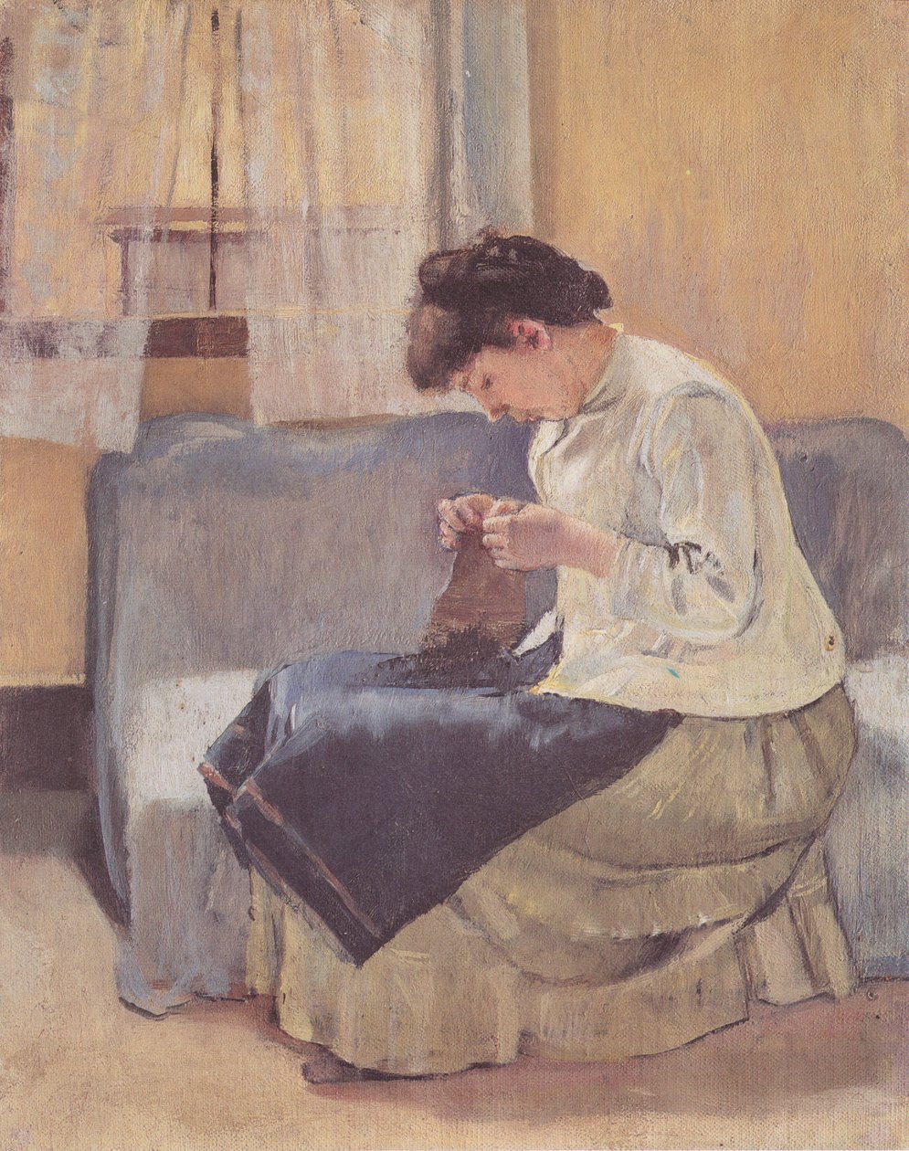 Näherin autorstwa Ferdinand Hodler
