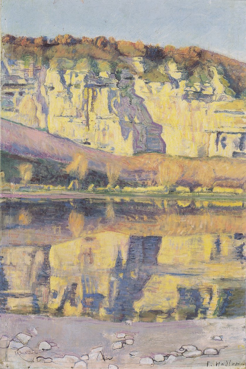 Impreza nad Rodanem autorstwa Ferdinand Hodler
