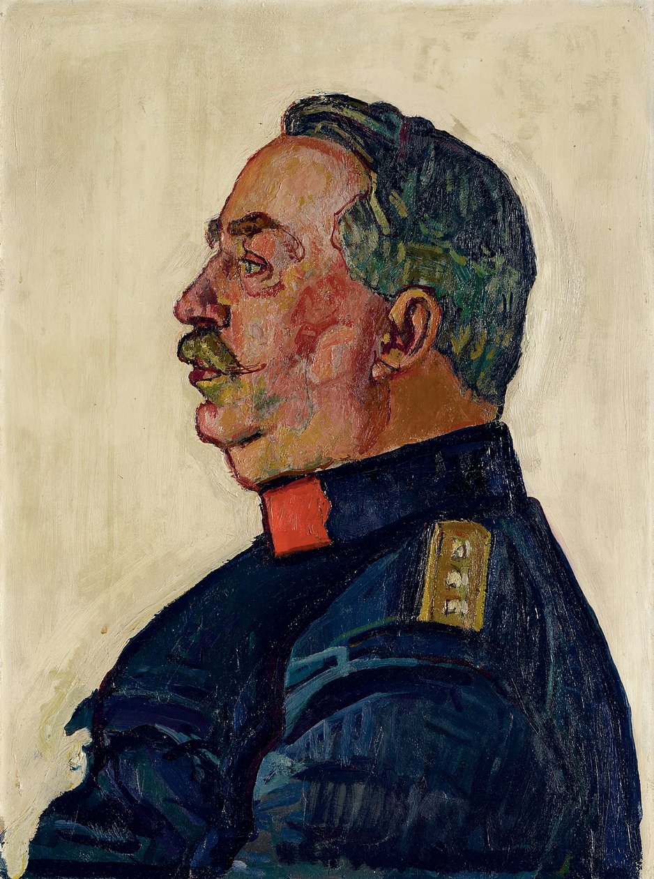 Portret generała Ulricha Wille .a autorstwa Ferdinand Hodler