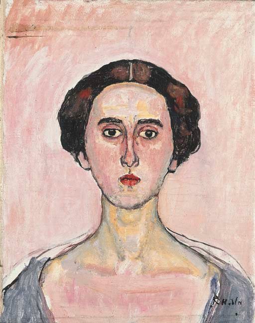 Portret walentynki Gode-Darel autorstwa Ferdinand Hodler