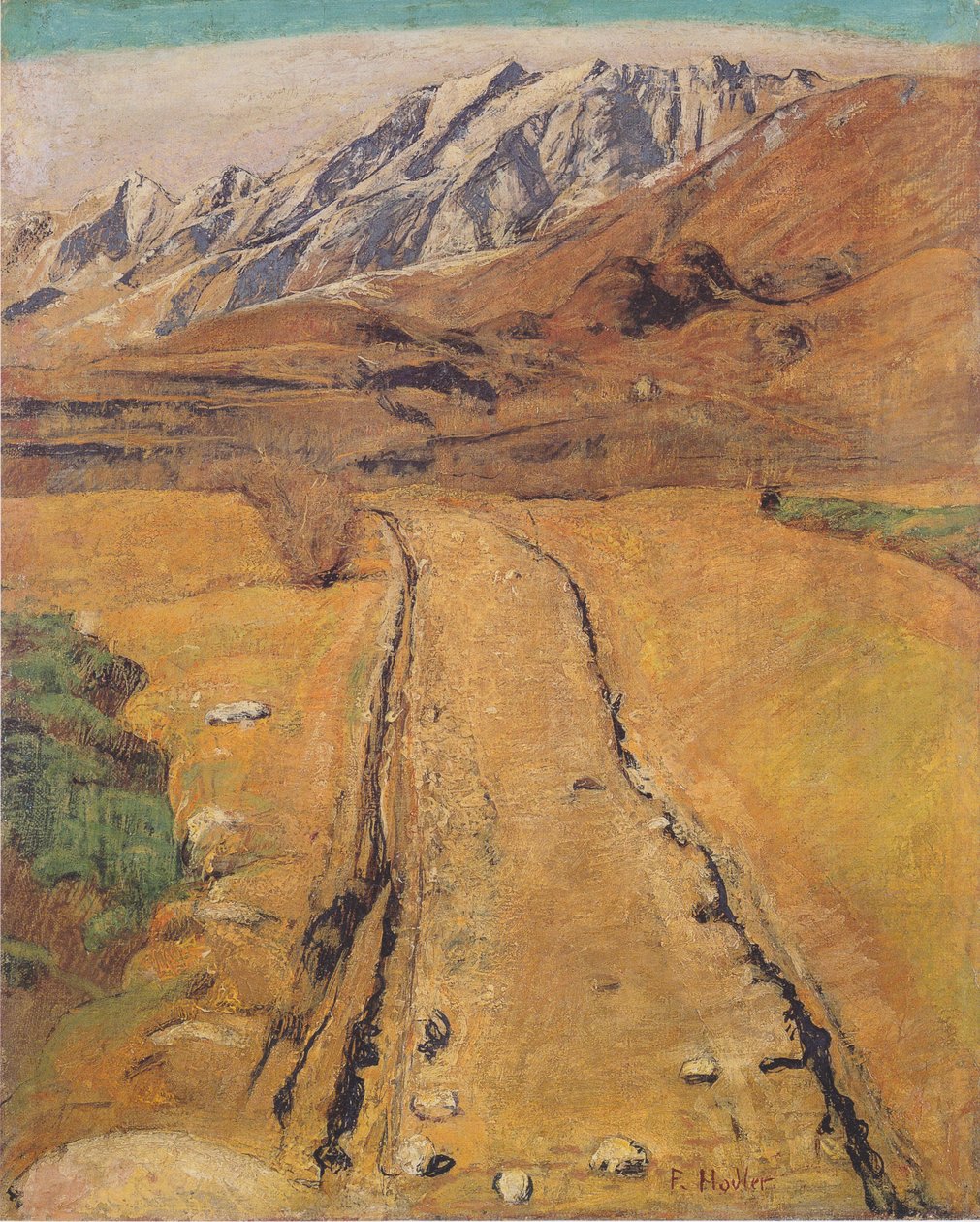 Krajobraz Ticino autorstwa Ferdinand Hodler