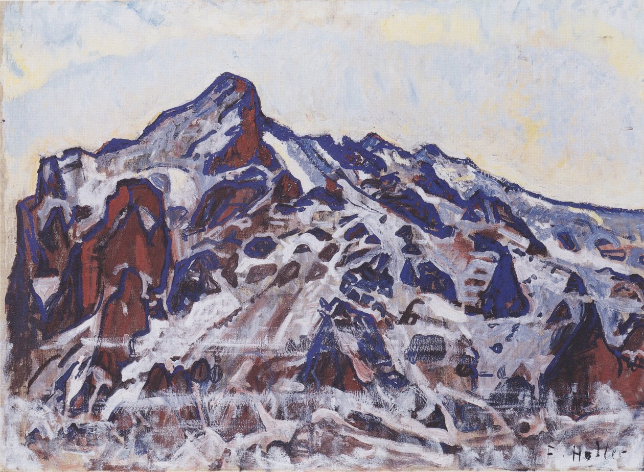 Wetterhorn autorstwa Ferdinand Hodler