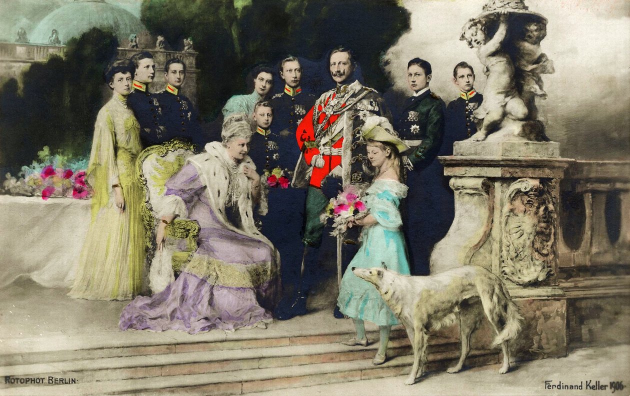 Srebrny jubileusz rodziny cesarskiej, 1906 r. autorstwa Ferdinand Keller