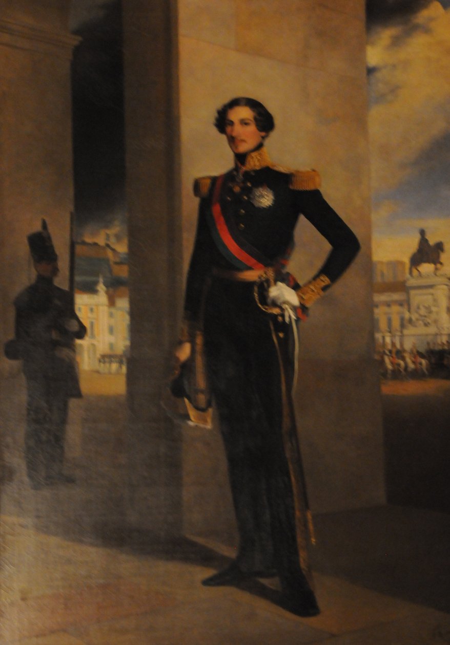 D. Fernando we wnętrzu Palácio Nacional da Ajuda, Lizbona, Portugalia autorstwa Ferdinand Krumholz