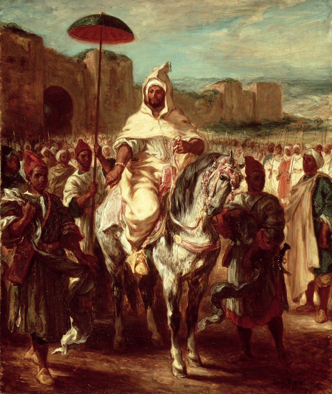 Abd Errahma, sułtan Maroka, 1845 autorstwa Ferdinand Victor Eugene Delacroix