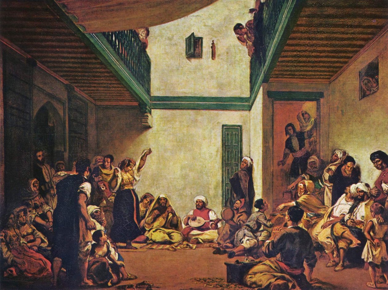 Żydowski ślub w Maroku autorstwa Ferdinand Victor Eugene Delacroix