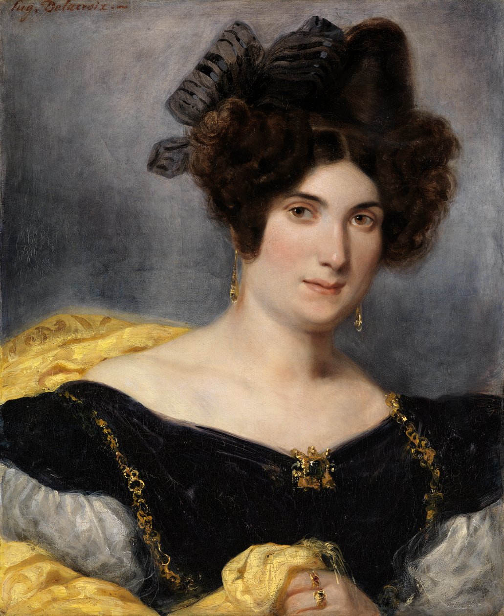 Madame François Simon autorstwa Ferdinand Victor Eugene Delacroix
