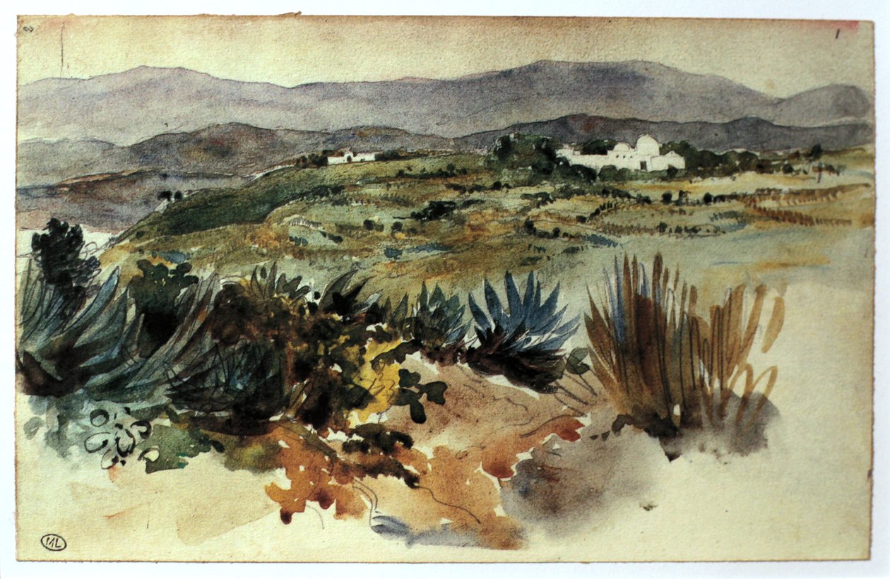 Maroko autorstwa Ferdinand Victor Eugene Delacroix
