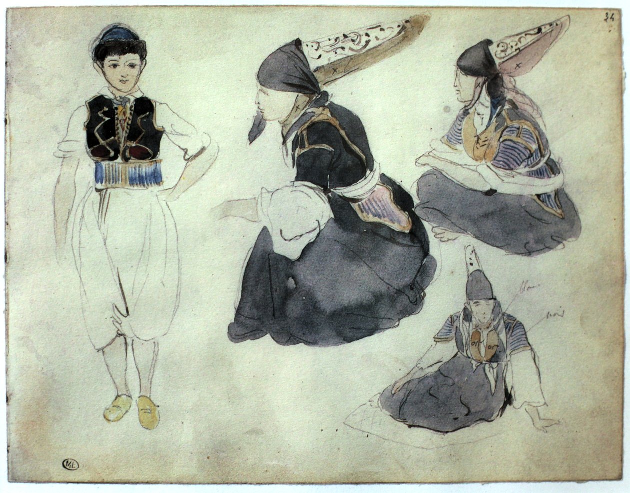 Maroko autorstwa Ferdinand Victor Eugene Delacroix