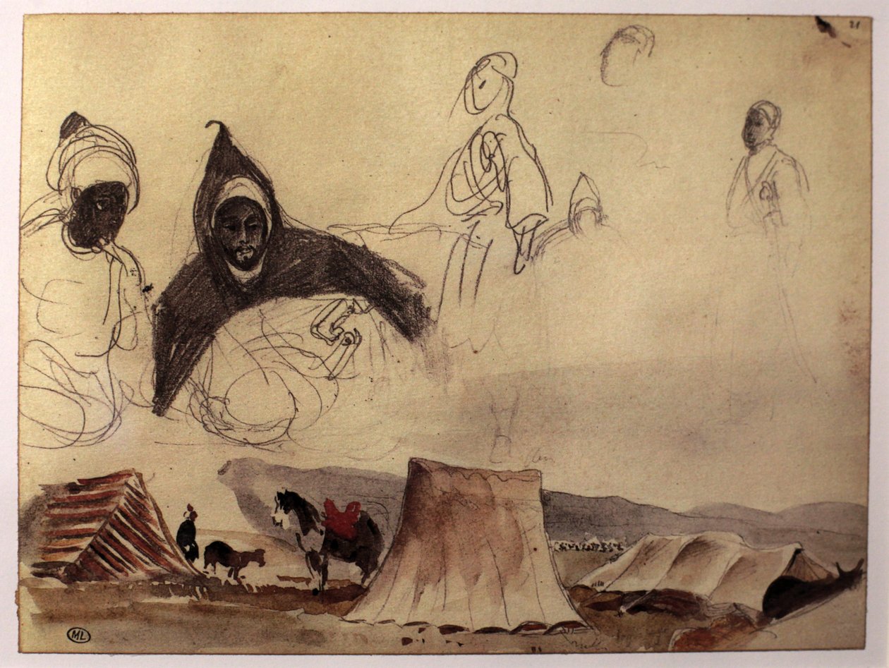 Maroko autorstwa Ferdinand Victor Eugene Delacroix