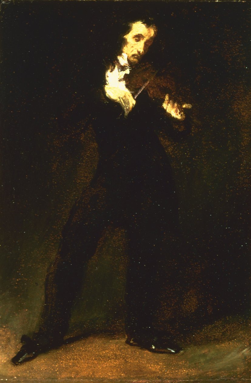 Paganini autorstwa Ferdinand Victor Eugene Delacroix