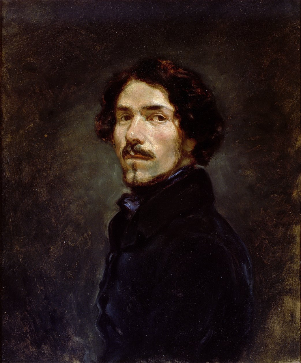 Autoportret, ok. 1842 (zob. także 50061) autorstwa Ferdinand Victor Eugene Delacroix