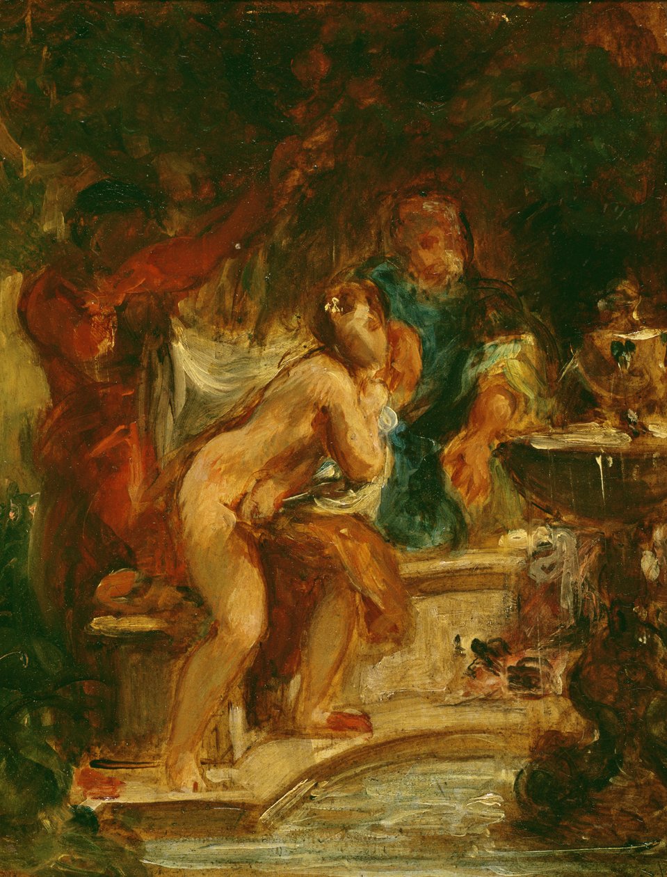 Suzanne w Łaźniach autorstwa Ferdinand Victor Eugene Delacroix
