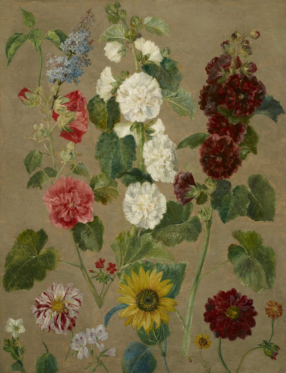 Bez tytułu [kwiaty] autorstwa Ferdinand Victor Eugene Delacroix