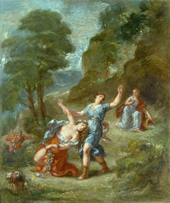 do wiosny autorstwa Ferdinand Victor Eugene Delacroix