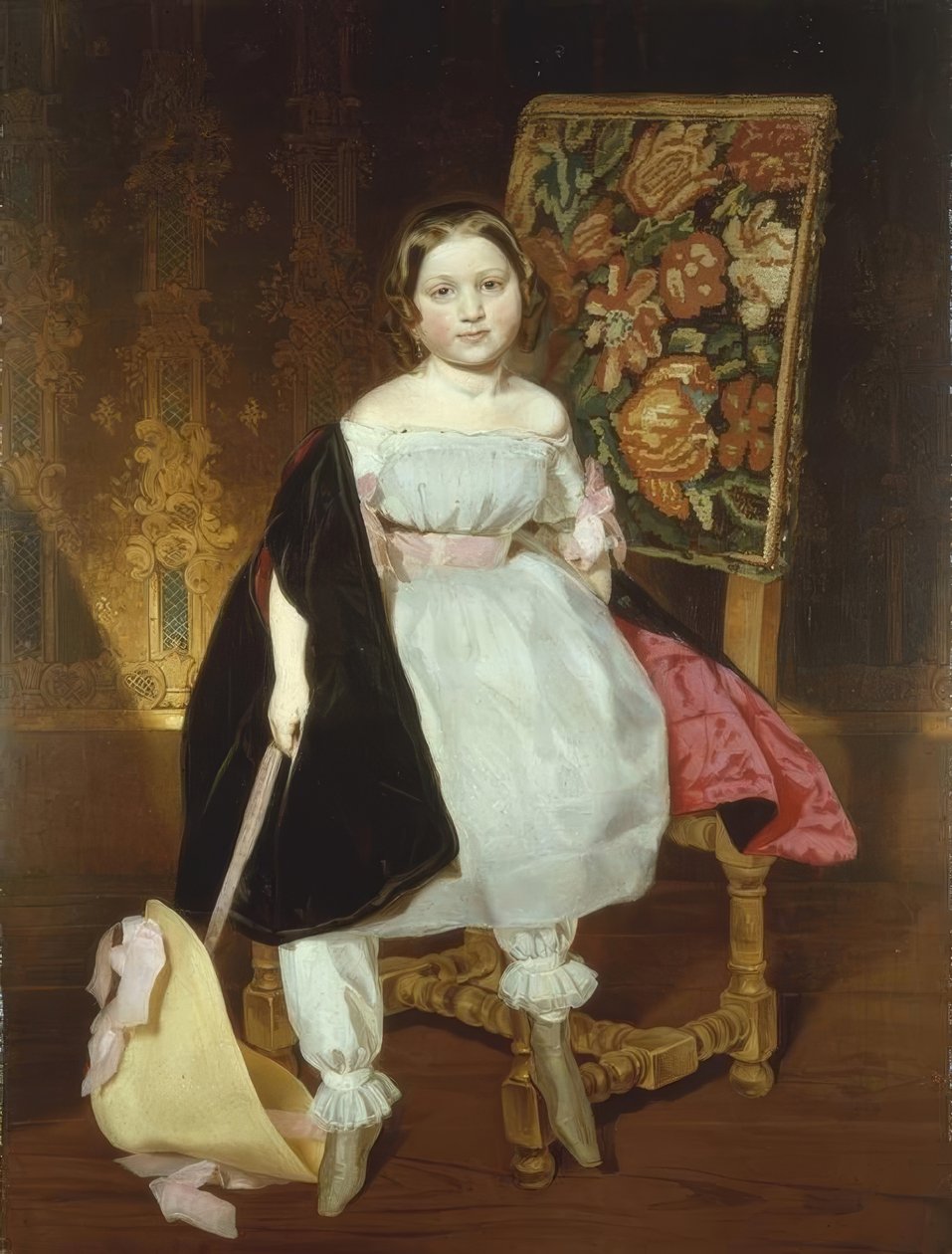 Portret dziecka autorstwa Louis Ferdinand von Rayski
