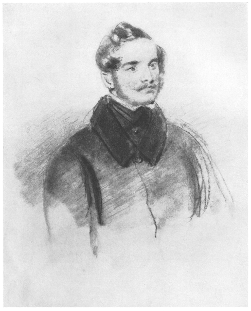 Studium do obrazu olejnego Friedrich von Boxberg autorstwa Louis Ferdinand von Rayski
